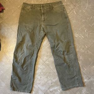 Dark green heavy duty pants! Pretty good condition!